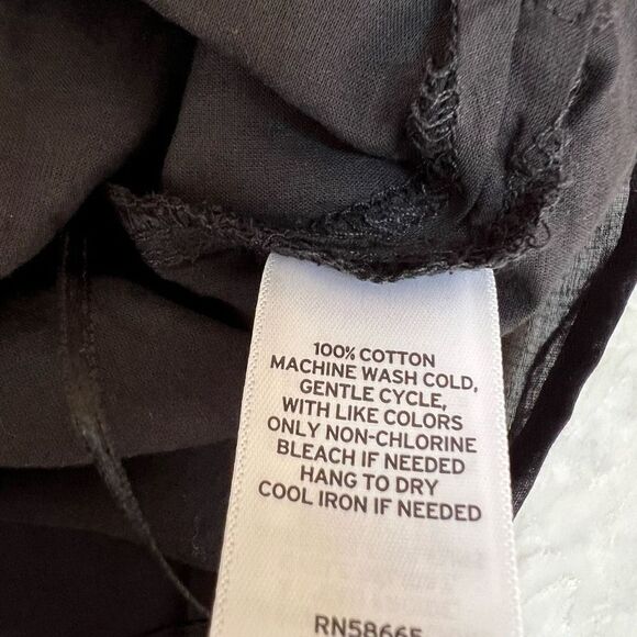 Treasure & Bond Ruffle Strap Cotton Tank Top blouse size L NWOT - Picture 7 of 9